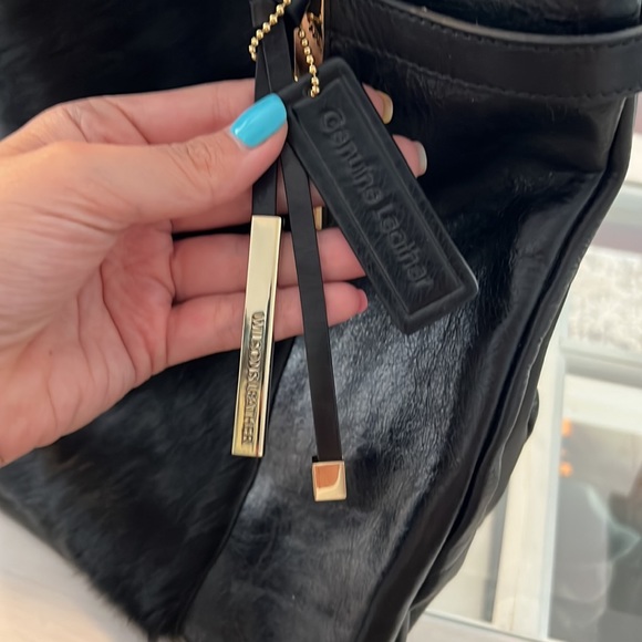 Wilson Leather Purse with faux fur - Picture 2 of 7